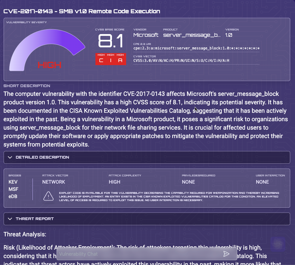 Sirius Scan Architecture